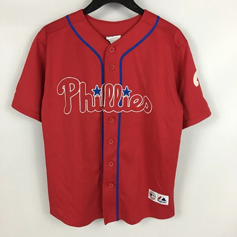 Kids RYAN HOWARD Philadelphia Phillies RED Alt.  STITCHED Youth Jersey Med 10-12 Cover