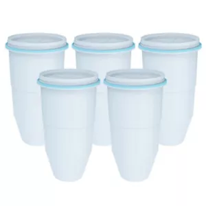 AQUA CREST Pitcher Water Filter Compatible with ZeroWater® Filter ZR-017(5 P) - Picture 1 of 10