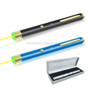 YP3 Fixed Focus 593 nm puntatore laser giallo penna laser oro raggio magico e confezione regalo - Foto 1 di 11