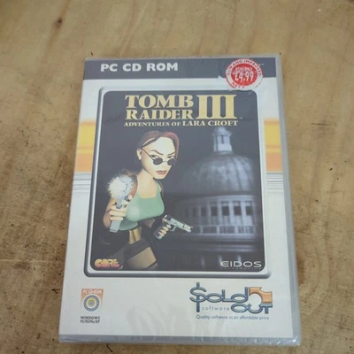 Tomb Raider III 3 - Adventures of Lara Croft - PC CD-ROM Game FACTORY SEALED  - Image 1 of 3