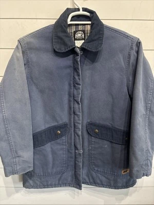 Vtg Polar King Key Womens Insulated Duck Canvas Field Work Farm Jacket Large - Image 1 of 4