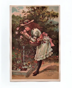 CLARK, ADAMS & CLARK CHINA & GLASS  BOSTON VICTORIAN ADVERTISING TRADE CARD - Imagen 1 de 1