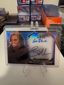 Bryce Underwood 2025 Pro Set beschriftet GO BLUE auf Karte Auto /100 RC MICHIGAN QB - Bild 1 von 2