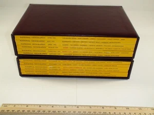 National Geographic Magazine - Lot of 12 - 1991 Slip Cover Case Holder Included - Picture 1 of 24