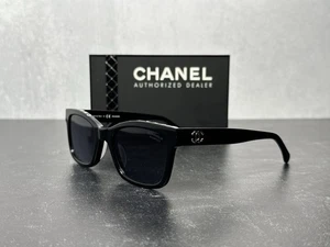 NEU CHANEL 5417 POLARISIERTE QUADRATISCHE SONNENBRILLE SCHWARZ & WEISS c.501/S8! HEUTE VERSAND! - Bild 1 von 6
