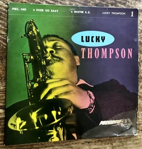 JAZZ rare French EP LUCKY THOMPSON (PRESIDENT PRC. 140) VG+ - Picture 1 of 3