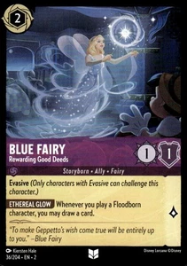 Blue Fairy - Rewarding Good Deeds 2024 Disney Lorcana - Rise of the Floodborn - Picture 1 of 2