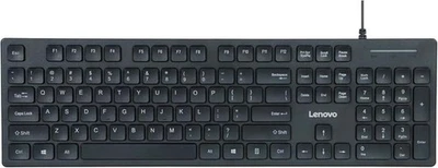 Lenovo 305 Wired USB-C Keyboard with Numeric Keypad, Full Size Keyboard, Slim De - Image 1 of 3