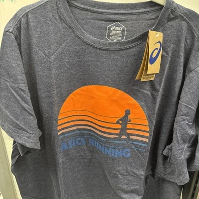 Asics Sunrise Runner Graphic Tee (XXXL) 2031C811 404 Brand New - Image 1 of 4
