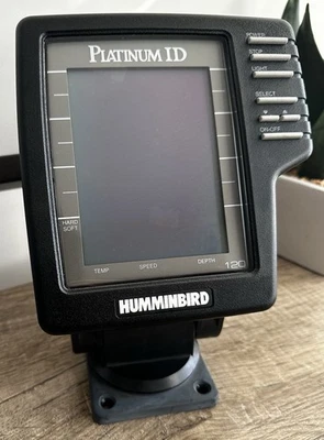 Hummingbird Platinum ID 120 Portable Fish Finder - Untested- Sold As Is W/ Base - Image 1 of 4