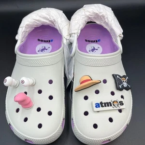Crocs Classic Clog atmos x ONE PIECE Luffy Gear 5 Men's Japan New 211181-5PR - Picture 1 of 10