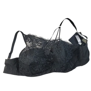 Cacique BH schwarz asymmetrisch Spitze bezogen 38DDD Bügel gefüttert - Bild 1 von 11