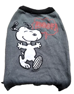 Peanuts Woof Snoopy Hundepullover Größe L - Bild 1 von 3