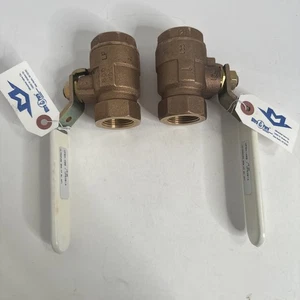 2 Stück Milwaukee UPBA-400A100 1" Messing Kugelhahn NPT Anschluss 600 WOG FIP - Bild 1 von 6