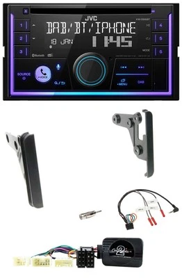 JVC Lenkrad USB 2DIN DAB Bluetooth CD Autoradio für Toyota FJ ab 2007 - Bild 1 von 4