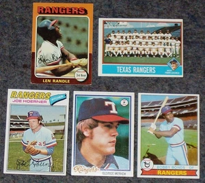 1975 - 1979 Topps Texas Rangers Lot #8 - Picture 1 of 11
