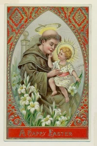 A happy Easter Serie No. 7128 VTG Postcard TM2. - Picture 1 of 2