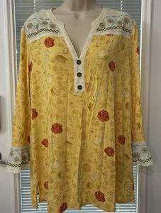 Múltiples Mujeres M Cuello en V Túnica Top Camisa Floral Disney La Bella y la Bestia - Imagen 1 de 12