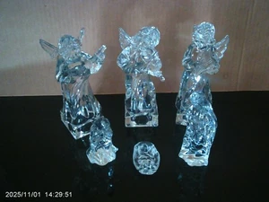 FIGURA COLECCIÓN BELÉN NAVIDAD MILENIO ARTESANÍA CRISTAL PLOMO COMPLETO ALEMÁN - Imagen 1 de 20