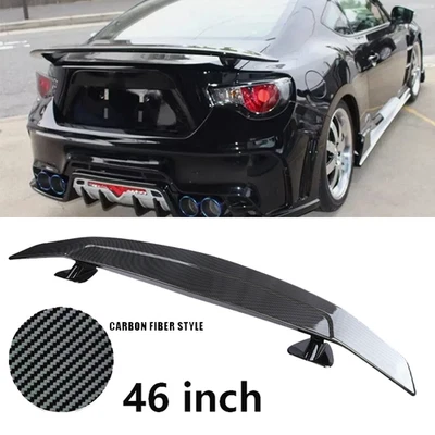 For Scion FRS GT86 46"Rear Trunk Spoiler Racing Lip GT Wing Carbon Fiber Style Foto 1 de 4
