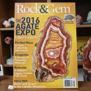 Rock & Gem magazine October 2014: The 2016 AGATE EXPO A Silica Extravaganza! - Bild 1 von 8