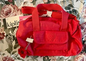 Bolso Bandolera Brynne $84 Kipling Para Mujer, Color Berry Blitz (Rojo), ¡NUEVO CON ETIQUETAS! - Imagen 1 de 5