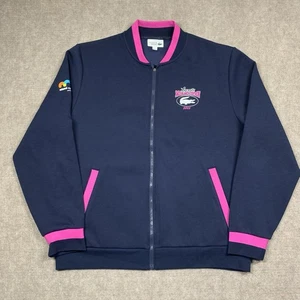 Lacoste Sport Miami Open 2025 Tennis Jacket Mens XL Full Zip Blue Pink - Picture 1 of 12