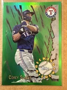 Corey Seager #96WC-11 - SN/99 Green Foil - 2024 Topps Archives - Texas Rangers - Bild 1 von 2