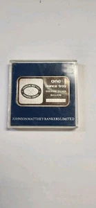 Johnson & Matthey Bankers Limited 1 ounce .999 Silver Bar in Original Case - Picture 1 of 6