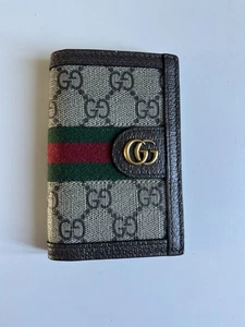 Gucci Ophidia GG Supreme Lime Green Long Card Case Wallet – Rare & Authentic - Picture 1 of 5