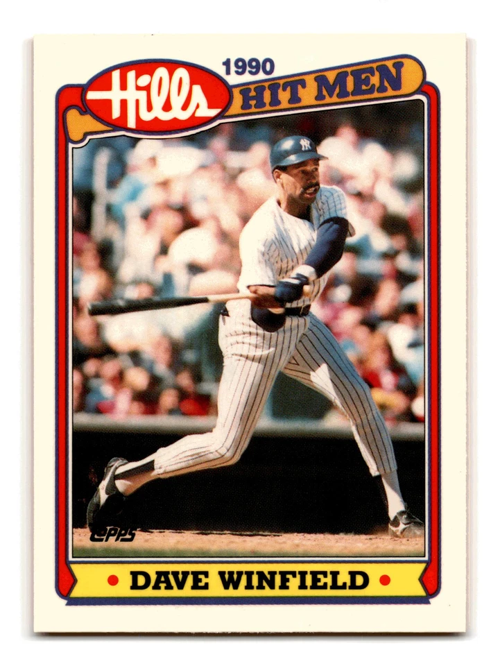 Dave Winfield 1990 Topps Hills Hit Men #17 New York Yankees NM-MINT - Image 1 of 2