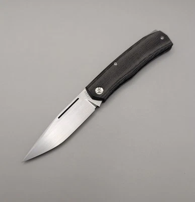 Jared Oeser AXL Phantom Lock Custom Knife /micarta AEB-L / Serial #3 / USA Rare! - Image 1 of 4