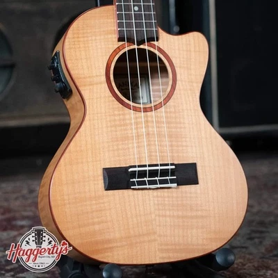 Lanikai FM-CET Flame Maple Tenor Ukulele Cutaway with Electronics - Image 1 of 4