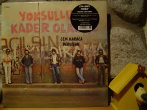 CEM KARACA & DERVISAN Yoksulluk Kader Olamaz LP/1977 Turkey/Turkish Rock/Moog - Picture 1 of 2