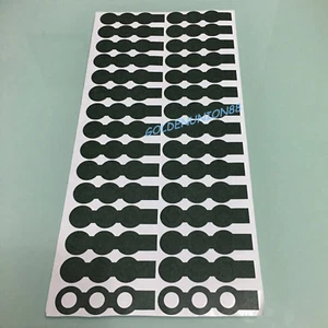 100PC 3X18650 insulator insulation paper 18500 adhesive card board - Bild 1 von 3
