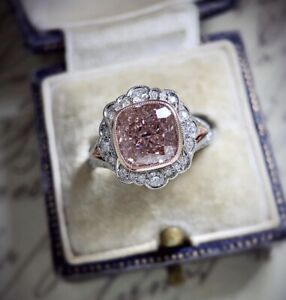 Princess 925 Silver Cubic Zirconia Birthstone Wedding Engagement Heart Ring