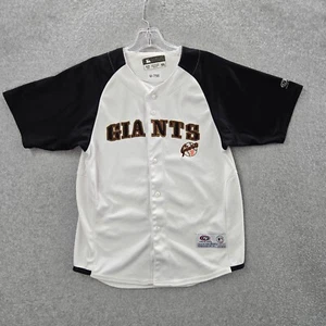 San Francisco Giants Boys Jersey Medium White Logo True Fan Embroidered - Picture 1 of 9