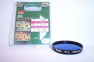 Kenko 49 mm NEW 80A Screw In Filter with Case Made in Japan (K-209) - Picture 1 of 1
