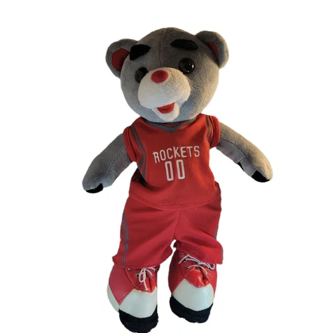 CLUTCH THE ROCKETS BEAR"; HOUSTON ROCKETS NBA TEAM MASCOT*15" Cover