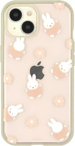 Gourmandise Miffy IIIIfit Clear iPhone15/14/13 Case Flower 6.1 inch NEW JAPAN - Picture 1 of 6