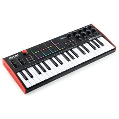 Akai MPK mini plus USB Midi Compact Keyboard 37 Tasten Pad Controller 8 MPC Pads - Bild 1 von 4