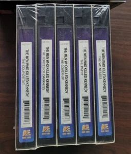 The Men Who Killed Kennedy - Lot of 5 VHS Tapes A&E Series Ep 1-5 - Picture 1 of 2