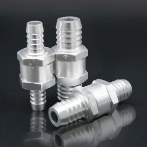 4-16mm Aluminum Valve Check Valve Car Automobile Fuel Gas Oil Diesel Carburetor - Picture 1 of 15