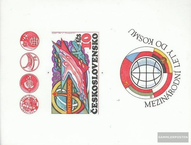 Czechoslovakia Block40B (complete issue) unmounted mint / never hinged 1980 Cosm - Image 1 of 1