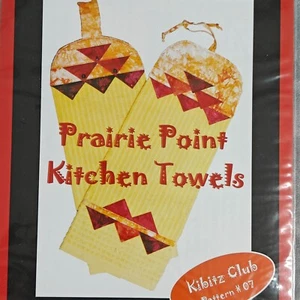 🧵 Prairie Point Kitchen Towels Pattern #07 by Quilted Closet ✂️ - Picture 1 of 3