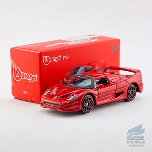 Bburago 1:64 Ferrari F50 Model Car Diecast Toy Vehicle Collection Kids Gift Red - Picture 1 of 16