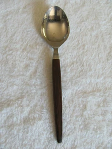 Raadvad Denmark Eton Stainless-Henning Norgaard-Wood-Soup Spoon/Tablespoon(s) - Picture 1 of 9