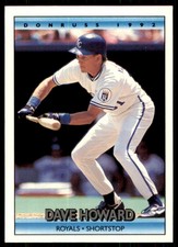 1992 Donruss Dave Howard Kansas City Royals #567