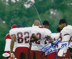 Santana Moss Autographed Signed 8x10 Photo Redskins NY Jets NFL - w/JSA COA - Picture 1 of 1