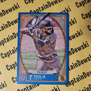 FERNANDO TATIS JR 2021 Topps Gypsy Queen #117/150 azul SP paralelo #13 - Imagen 1 de 3